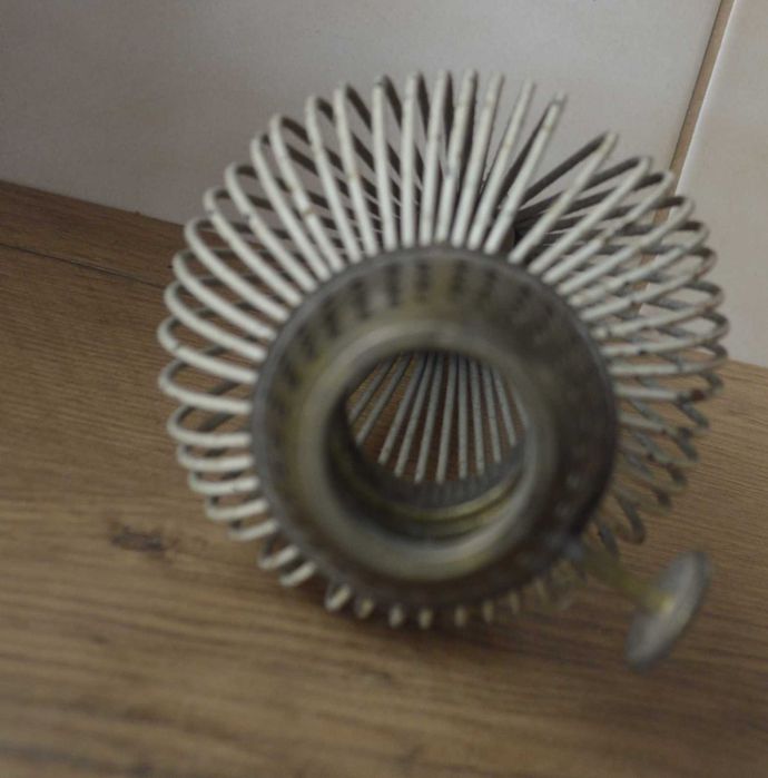 Lampa naftowa = Klosz z drutu +WZMPT nr 8- PKP do renowacji