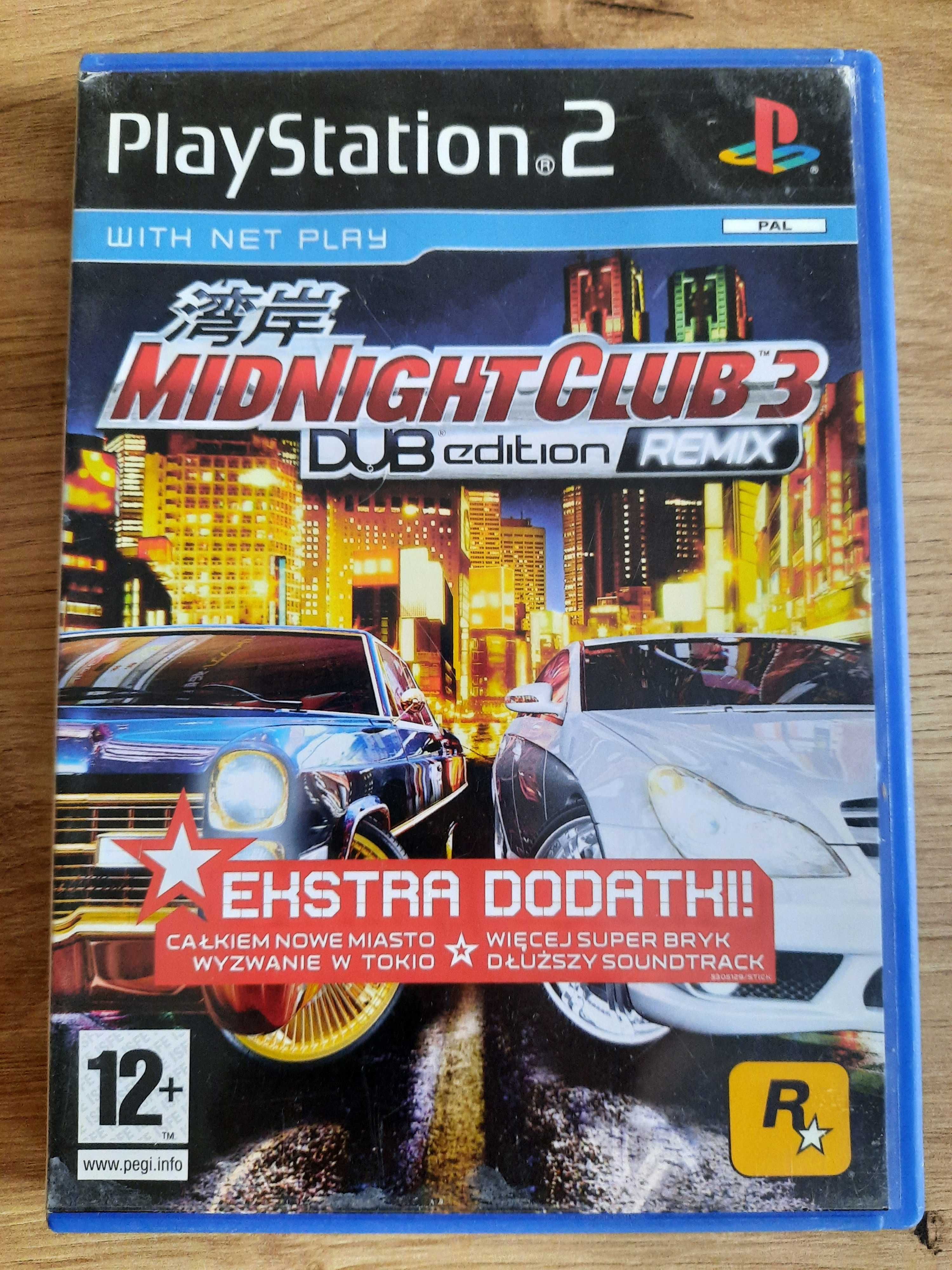 Midnight Club 3 Dub Remix PL Polskie Wydanie PS2