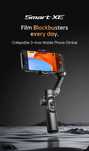 Gimbal 3 osiowy AOCHUAN XE do smartfona śledzenie.