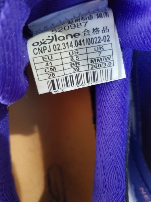 Sapatilhas desporto Kalenji KIPRUN 50 tamanho 41 p/ mulher semi-novas