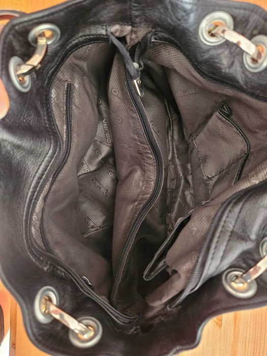 Torebka Verso - czarna, typu "worek"