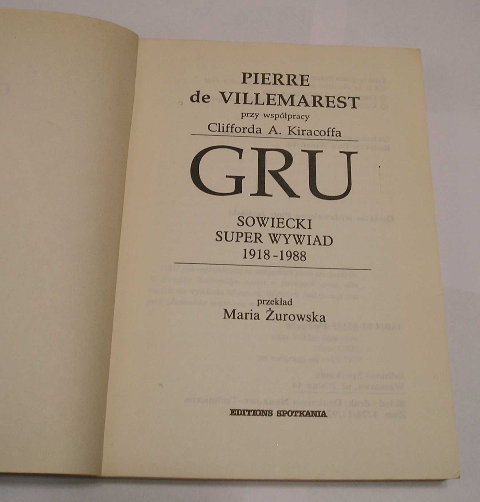 GRU sowiecki super wywiad - Pierre de VILLEMAREST - 1988