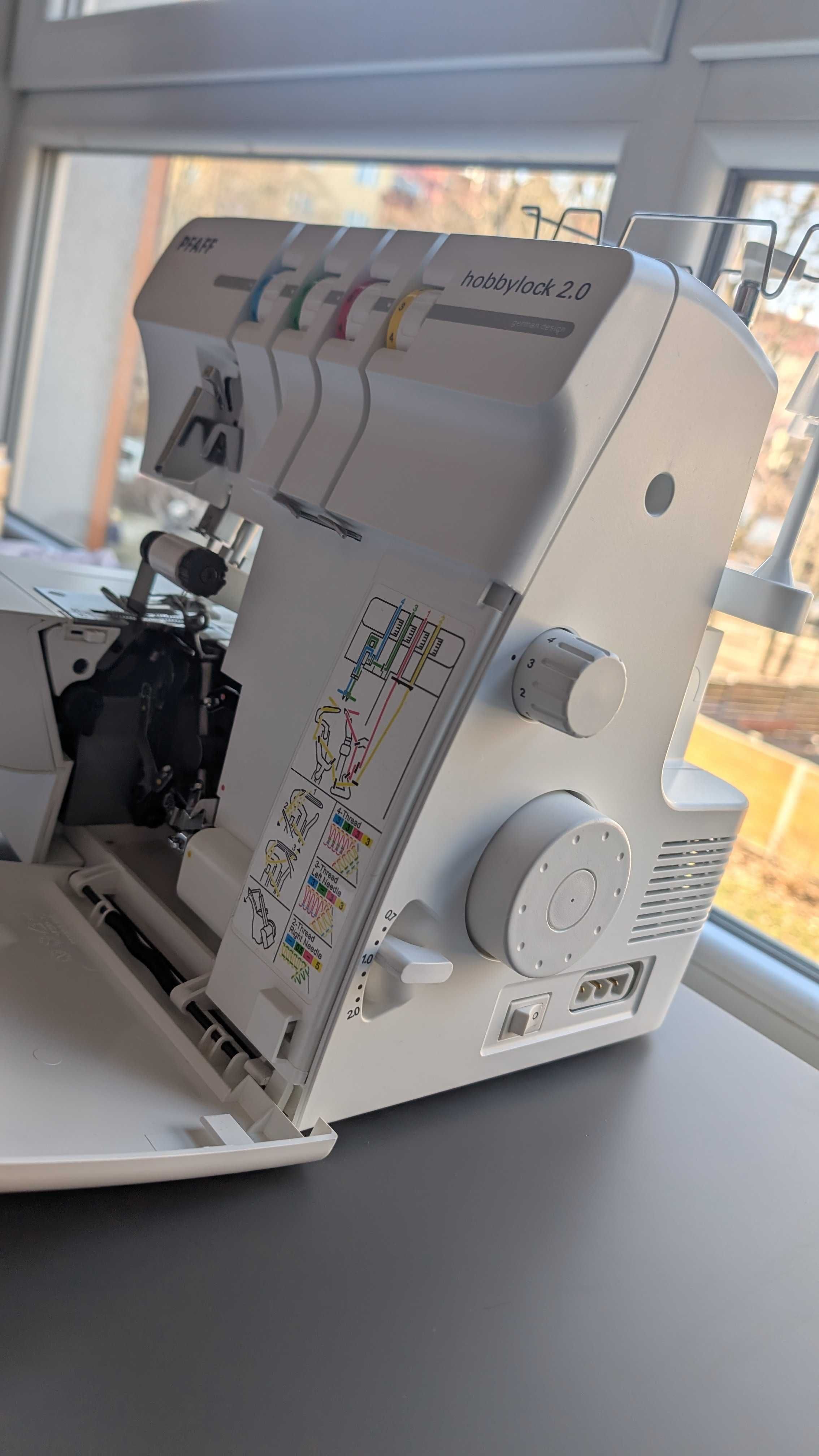 Overlock (oczyszczarka) PFAFF Hobbylock 2.0 – jak nowy!