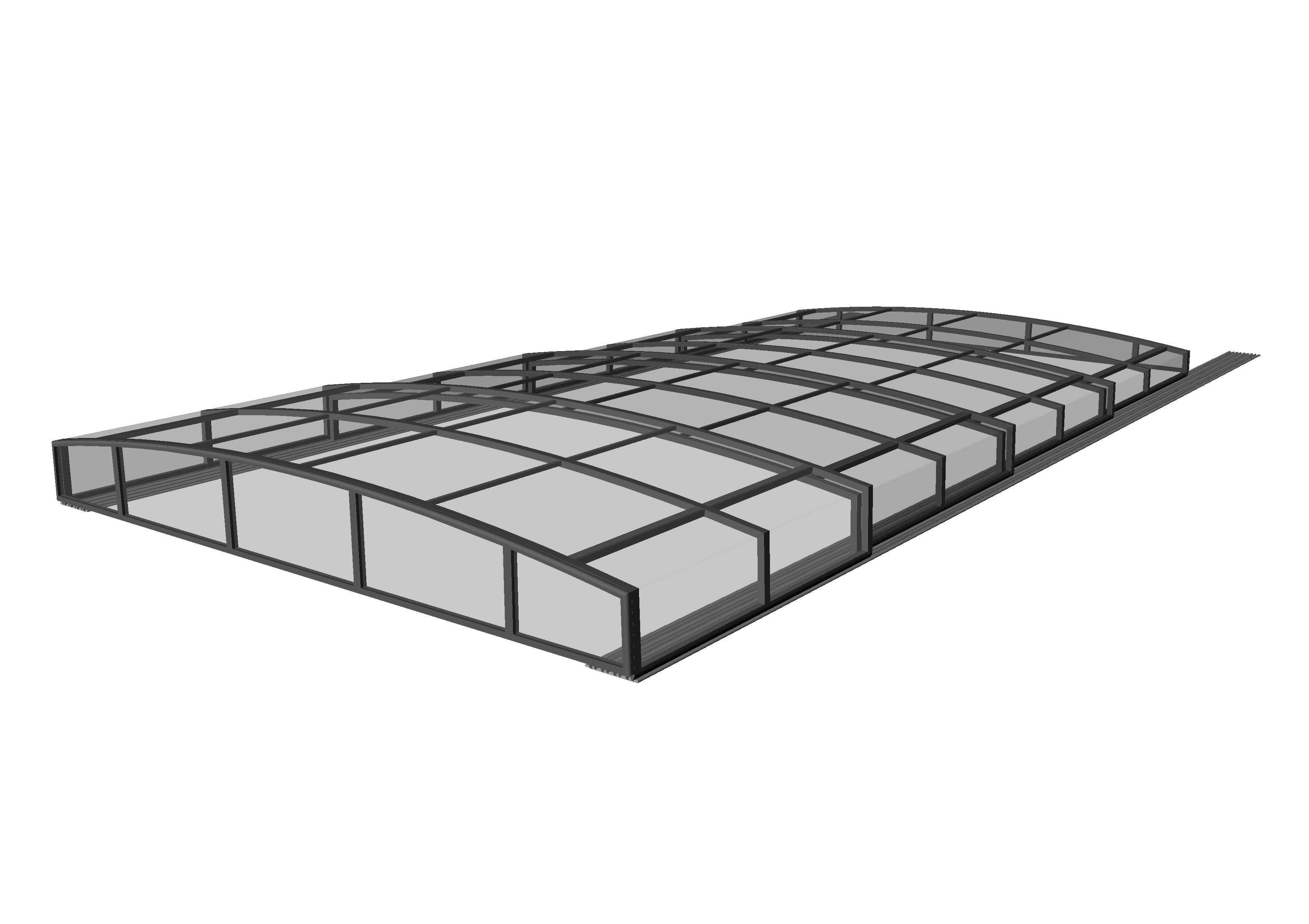 Zadaszenie basenowe 3,5m x 6,55 lub pod wymiar basenu.