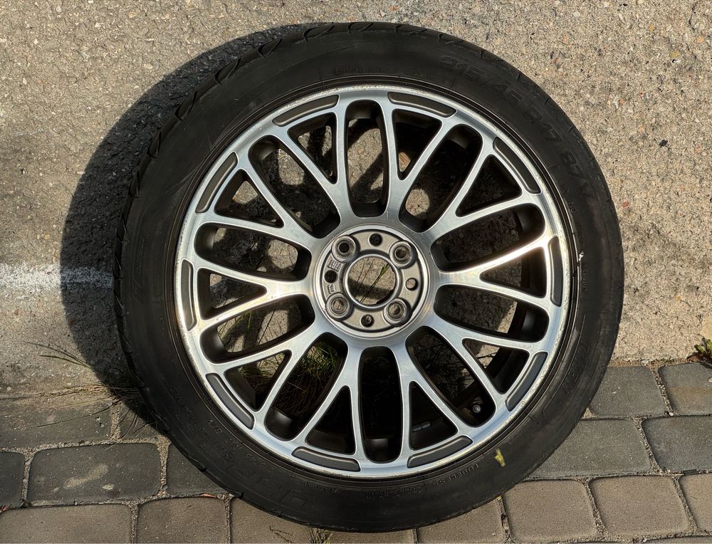 Felgi z oponami 4x98 Fiat Abarth 7.0x17 ET38 + 215/45R17