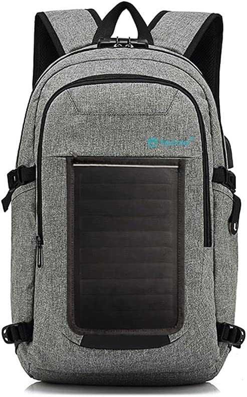 FlexSolar Podróżny plecak z panelem słonecznym i powerbankiem 3500mAh