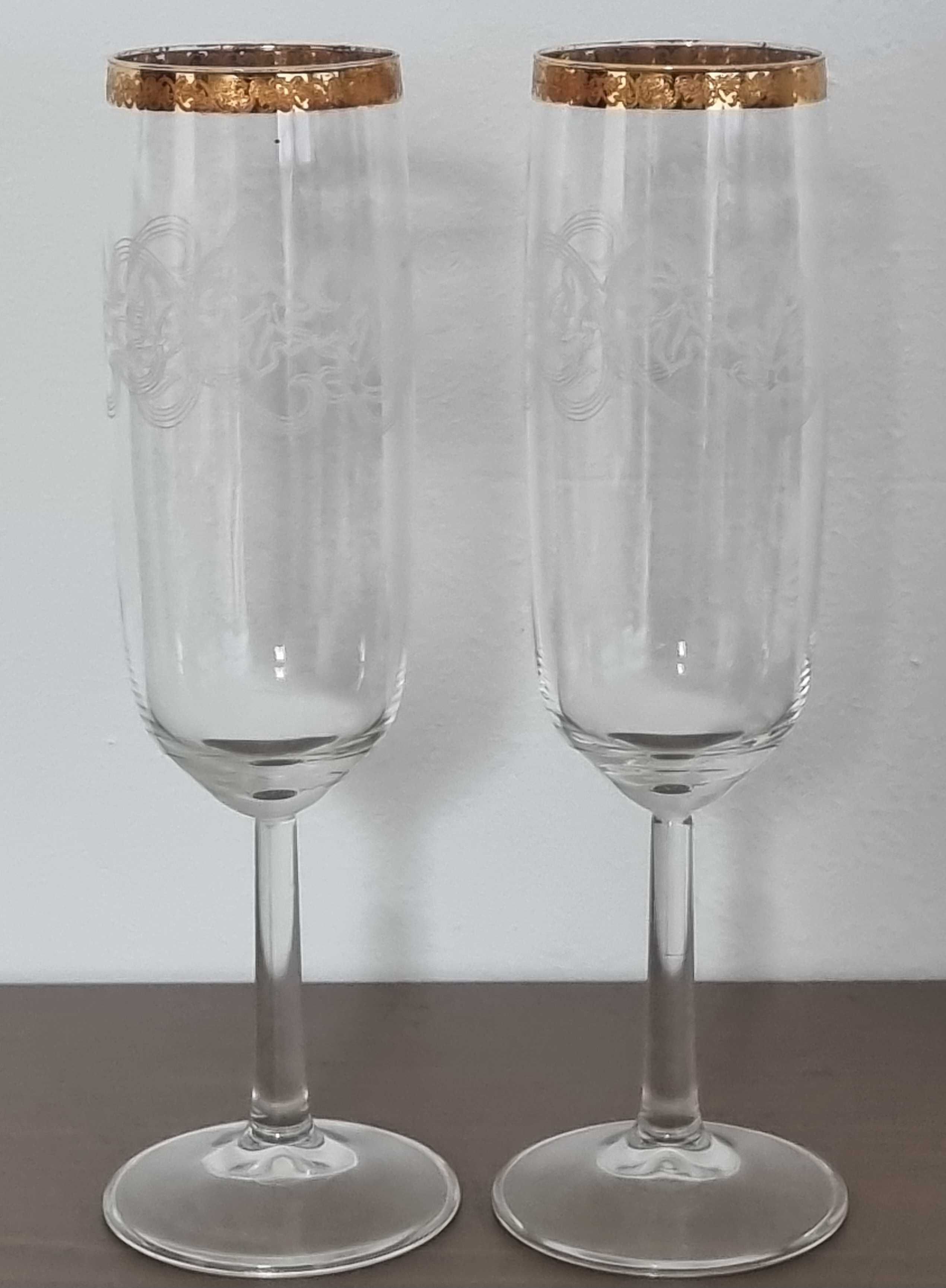 eleganckie kieliszki Vintage 2szt