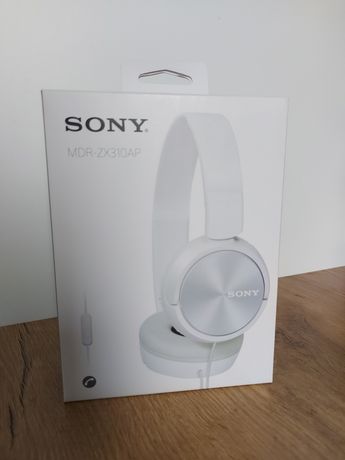 Słuchawki przewodowe Sony (białe) | MDR-ZX310APW