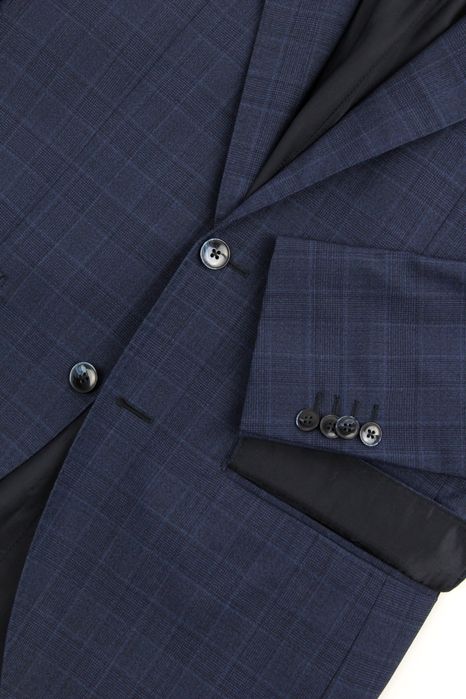 LUIGI BIANCHI Mantova Sartoria чоловічий картатий вовняний піджак (S)