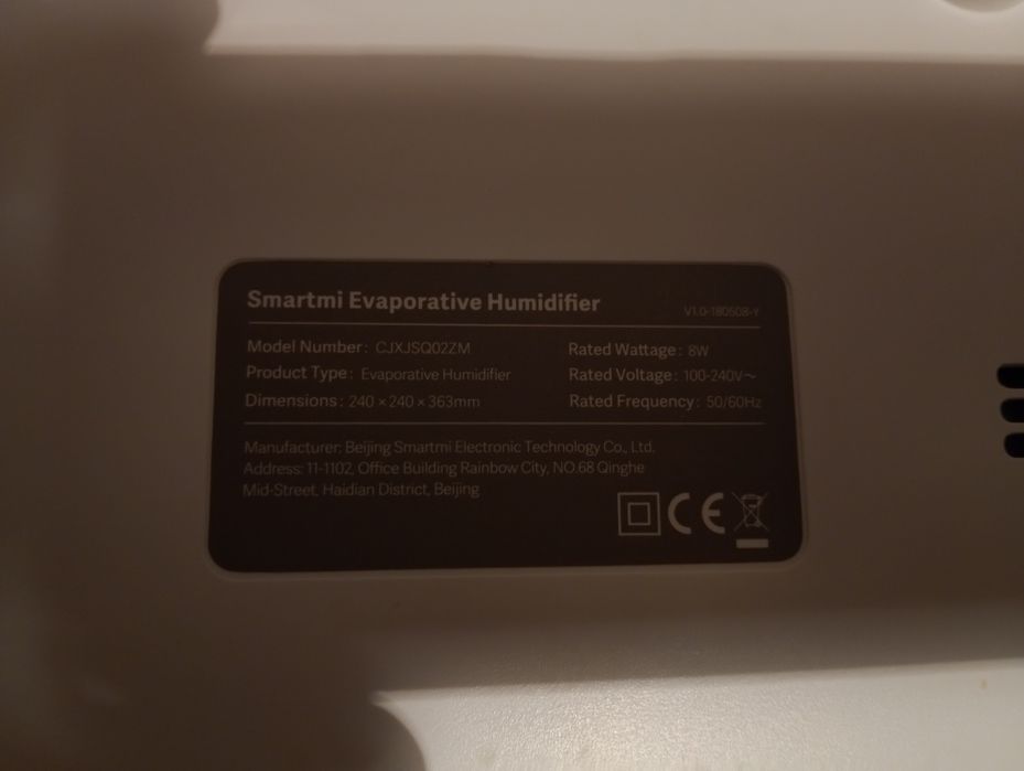 Nawilżacz ewaporacyjny Humindfier Smartmi