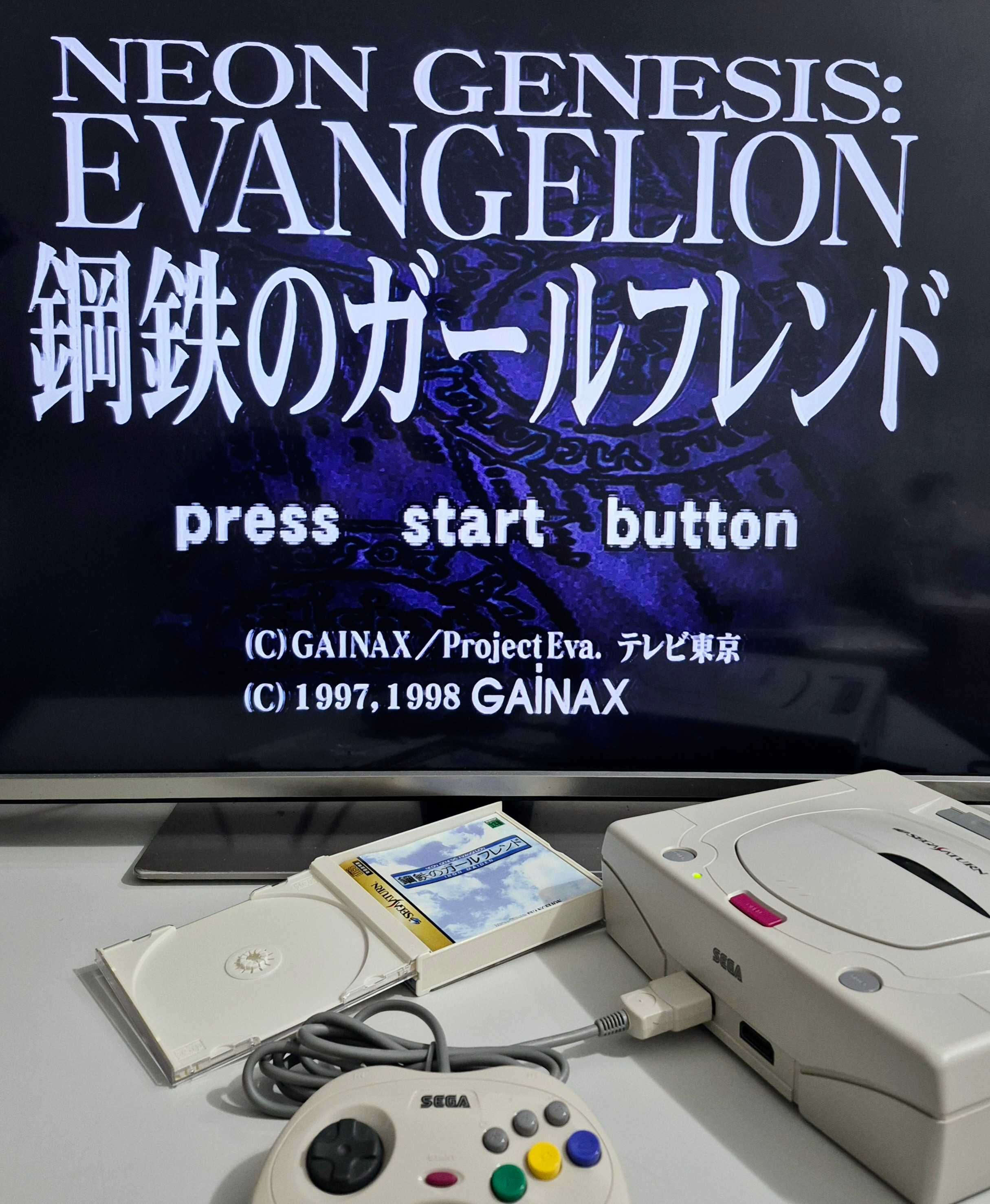 Shinseiki Evangelion Koutetsu no Girlfriend / Sega Saturn [NTSC-J]