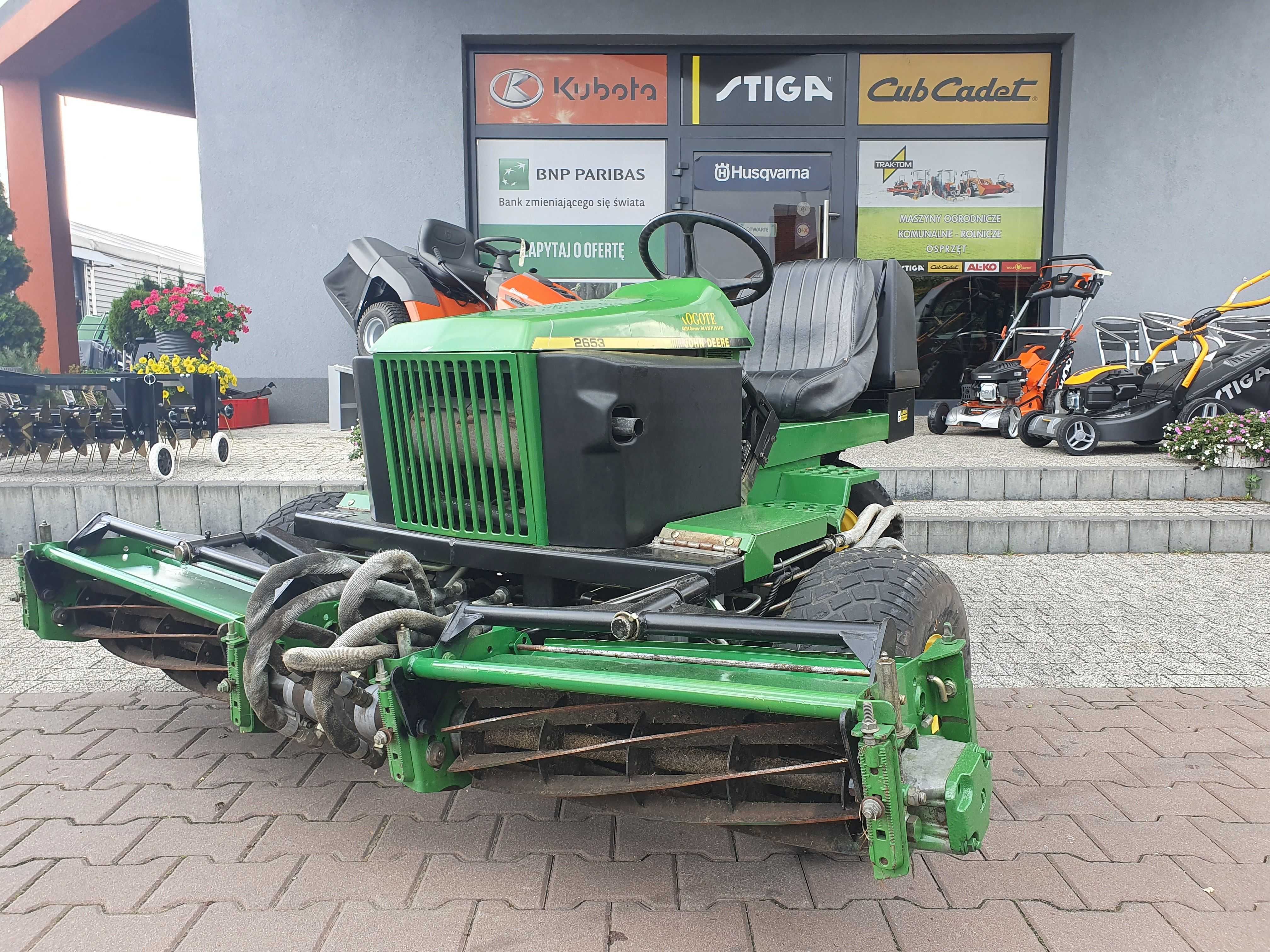 Kosiarka wrzecionowa John Deere 2653 Kawasaki moc 18KM 183 cm koszenia