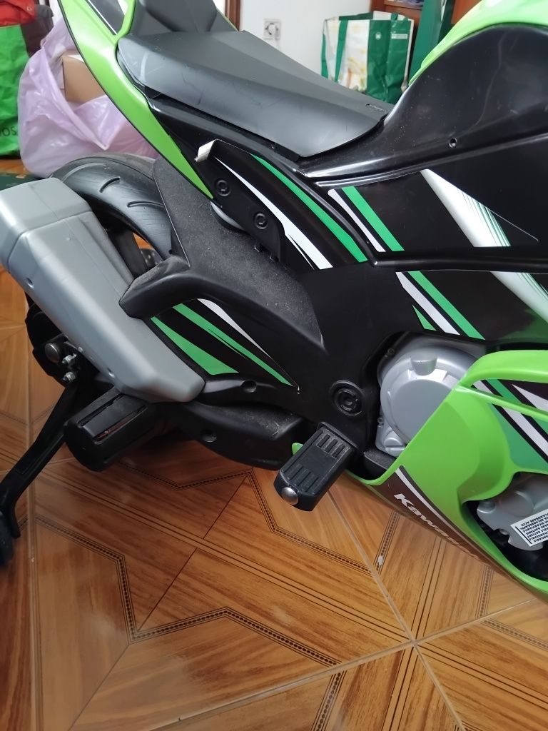 Motocicleta elétrica Kawasaki Zx10 12V