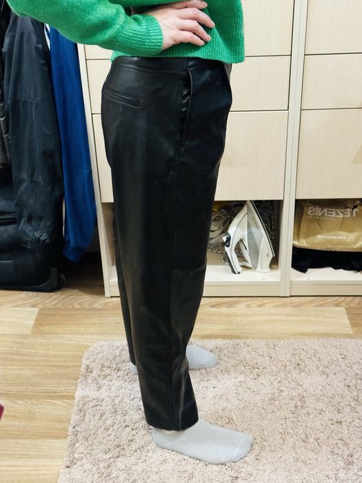 Mango брюки штаны эко кожа