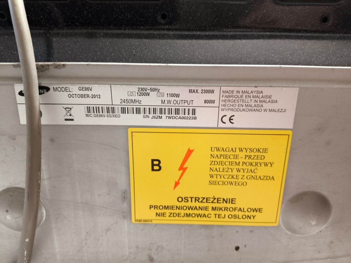 Mikrofala kuchenka mikrofalowa wolnostojaca Samsung