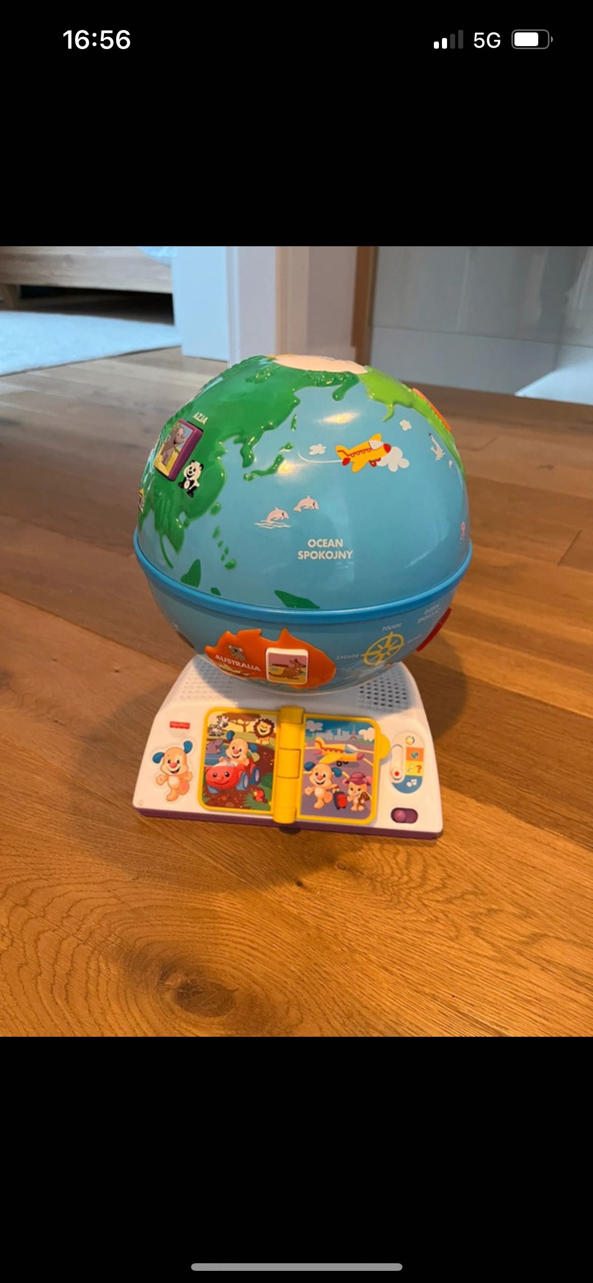 Fisher-Price Ucz się i śmiej! Edukacyjny Globus Odkrywcy
