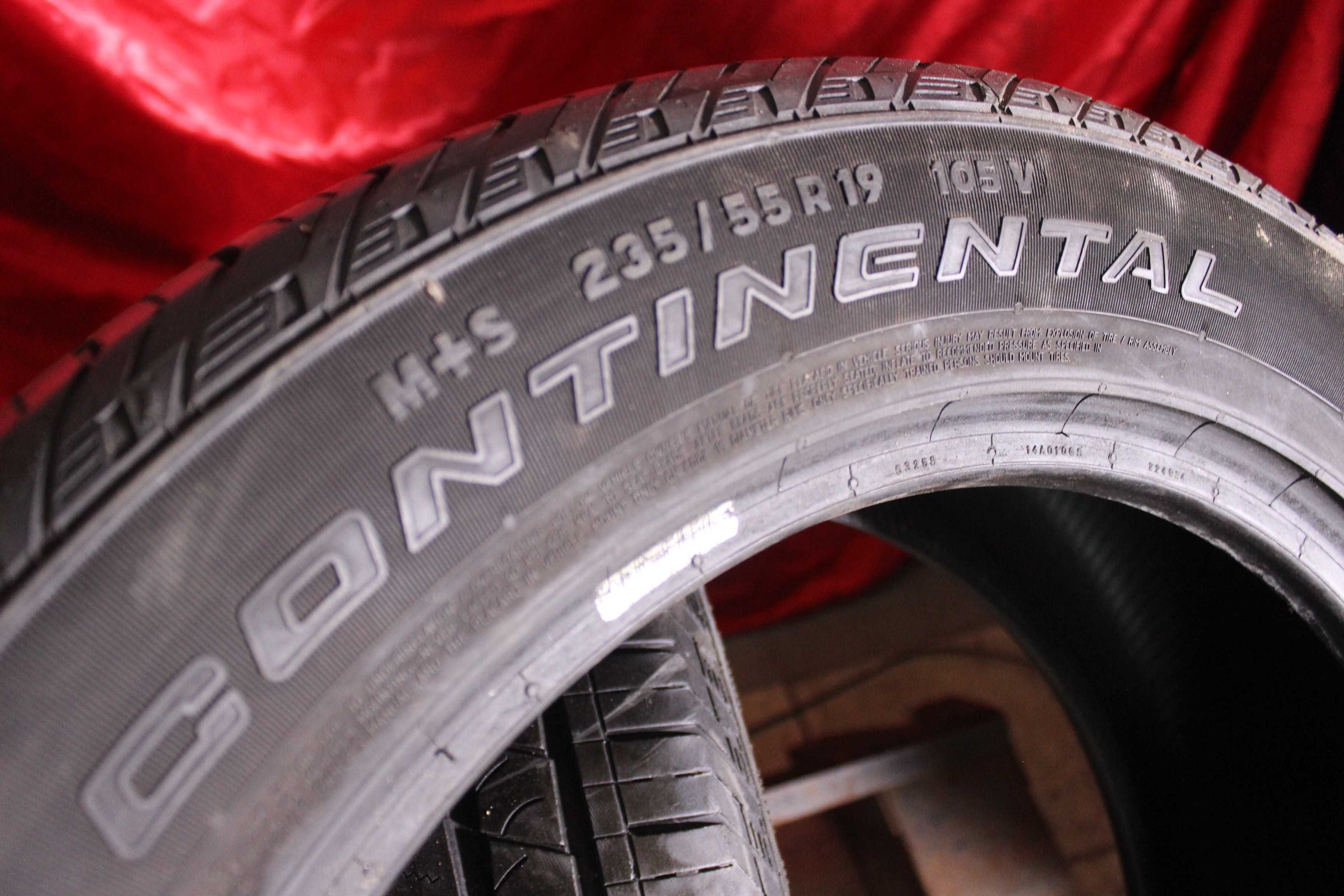 235-55-R19 CONTINENTAL CROSS CONTACT пара летней резины Germany 2022
