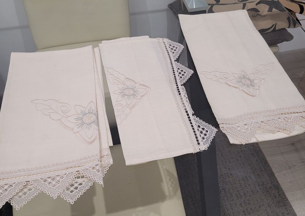 Toalha e panos de linho