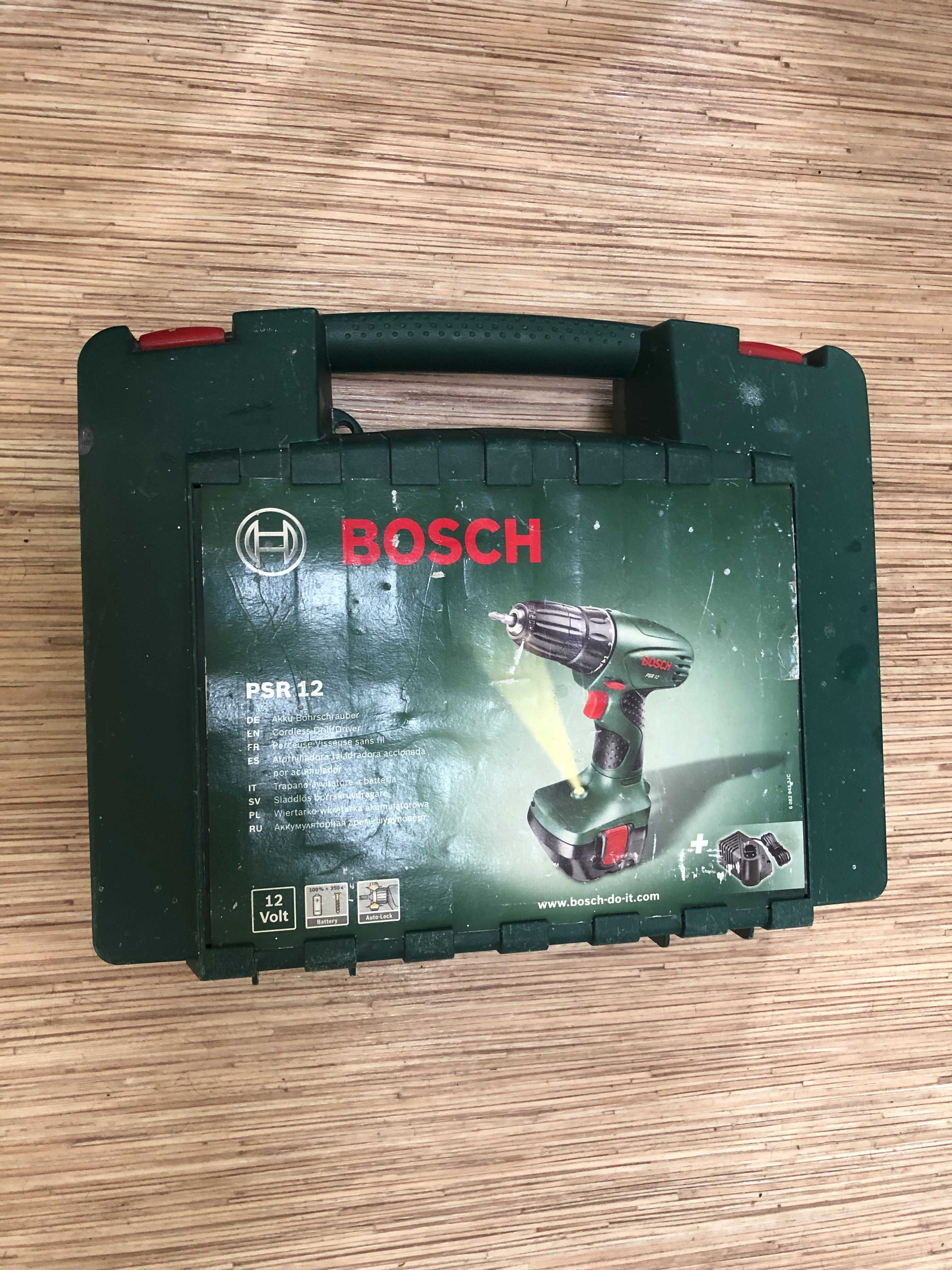 Wkrętarka Bosch zasilanie akumulatorowe 12 V PSR 12