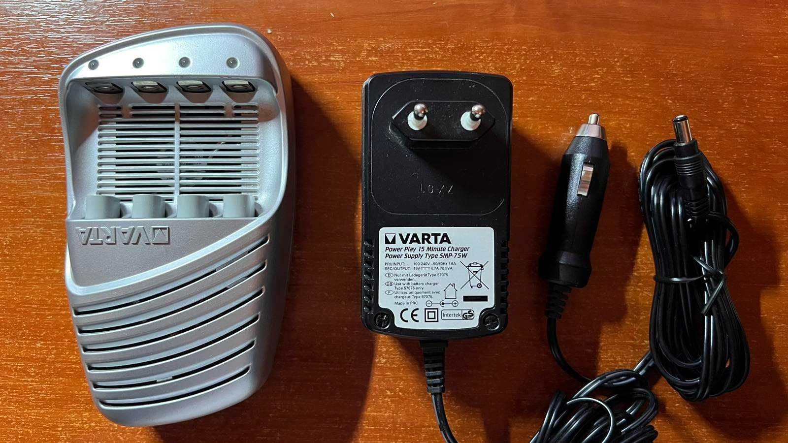 Зарядний пристрій Varta Power Play 57075/57175 - зарядка за 15 хвилин