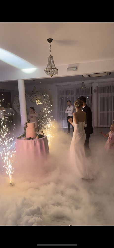 Ciężki dym pierwszy taniec w chmurach DJ wesele/osiemnastka/jubileusz