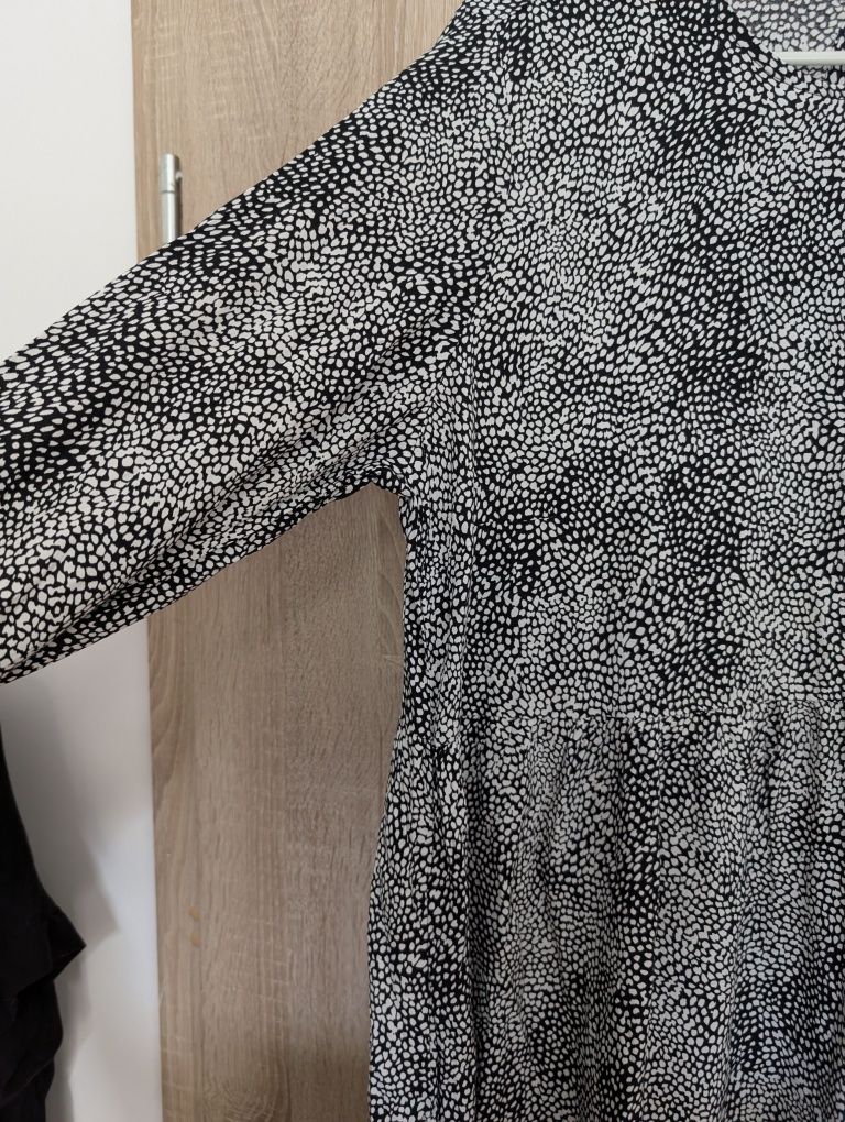 Nowa sukienka z metka Reserved plus size XXL 46 szara długa lato lekka