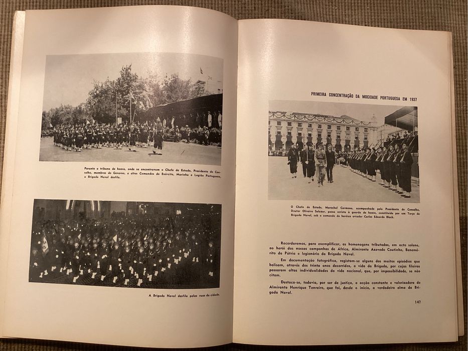 Livro A LEGIÃO PORTUGUESA. Quadragésimo ano da Revolução Nacional.