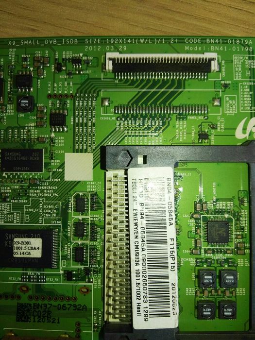 Mainboard Samsung bn94 - 0 5 8 4 5 bn41 - 0 1 7 9 8 de lt24b301