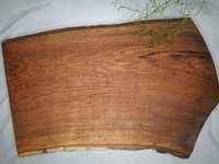 Deska taca do serwowania dąb drewniana dębowa rękodzieło handmade