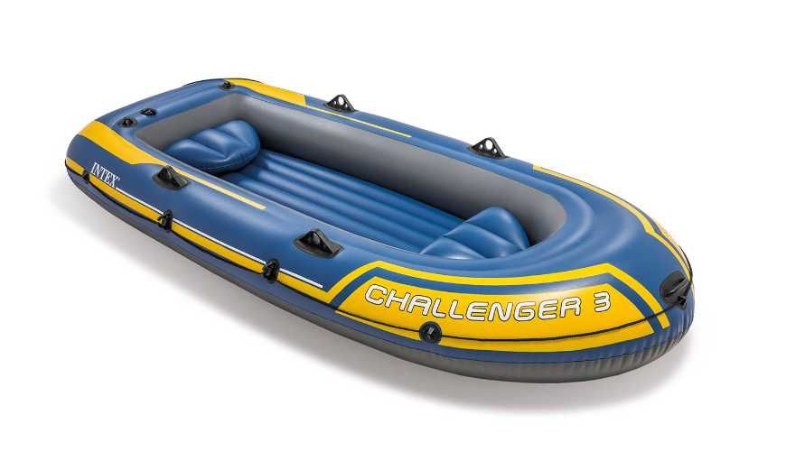 3-osobowy ponton dmuchany INTEX Challenger z wiosłami + pompka