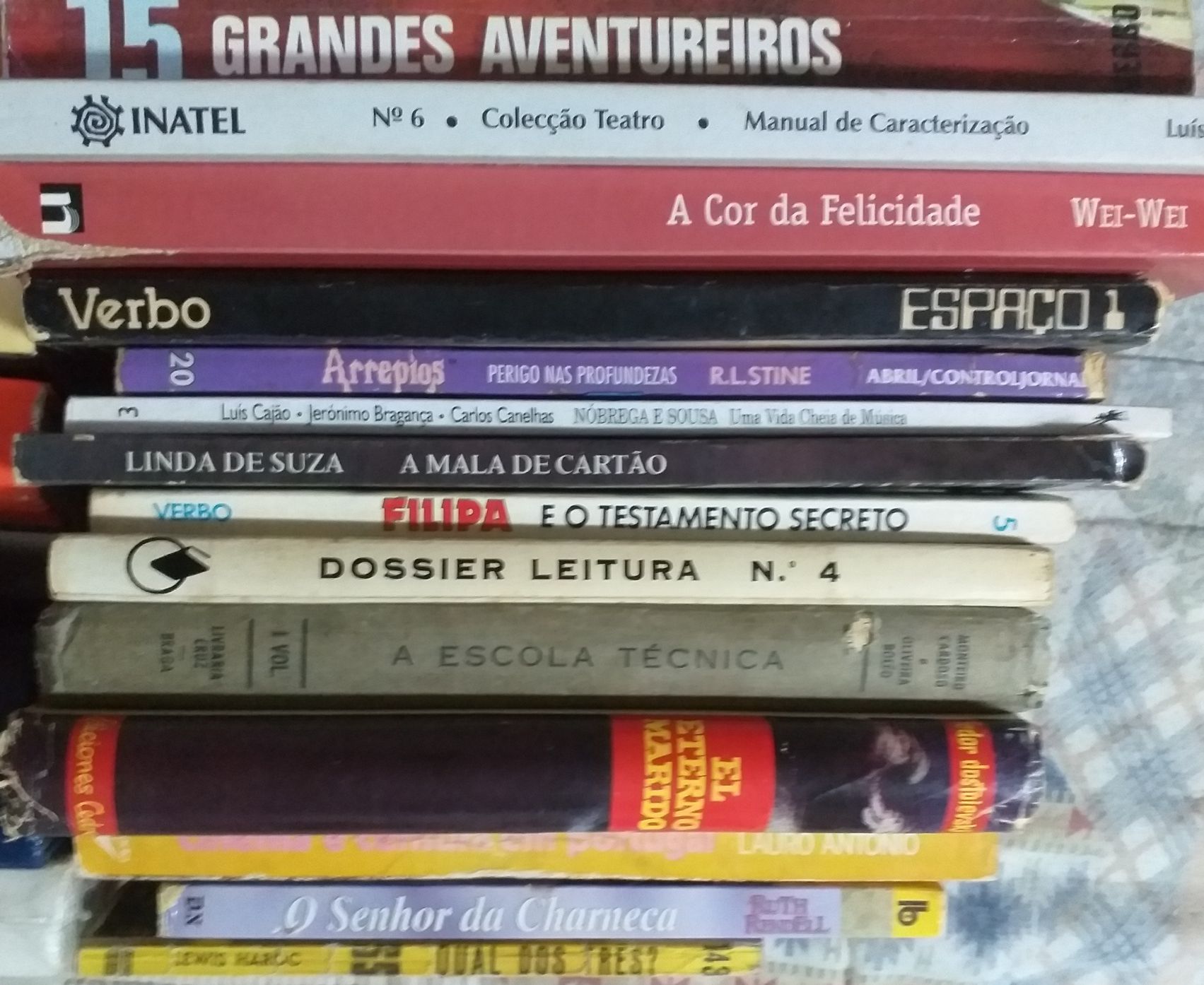 Vários livros 1€ (antigos, romances, secundário, autores portugueses)