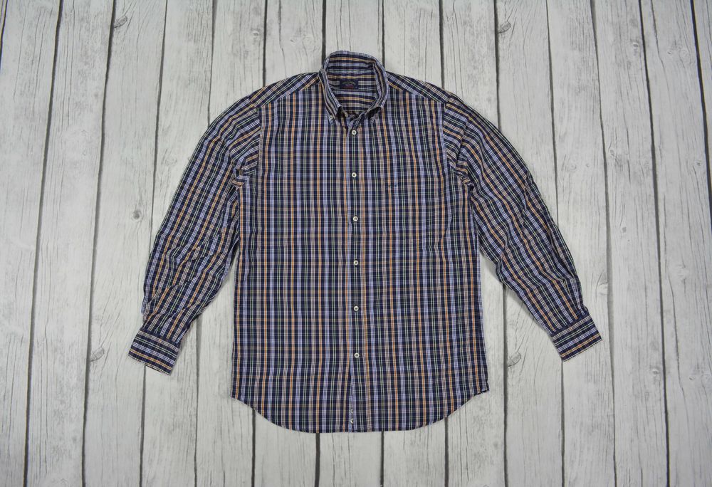 Paul & Shark Yachting Regular Fit Koszula Casual w Kratkę Rozmiar 40-M