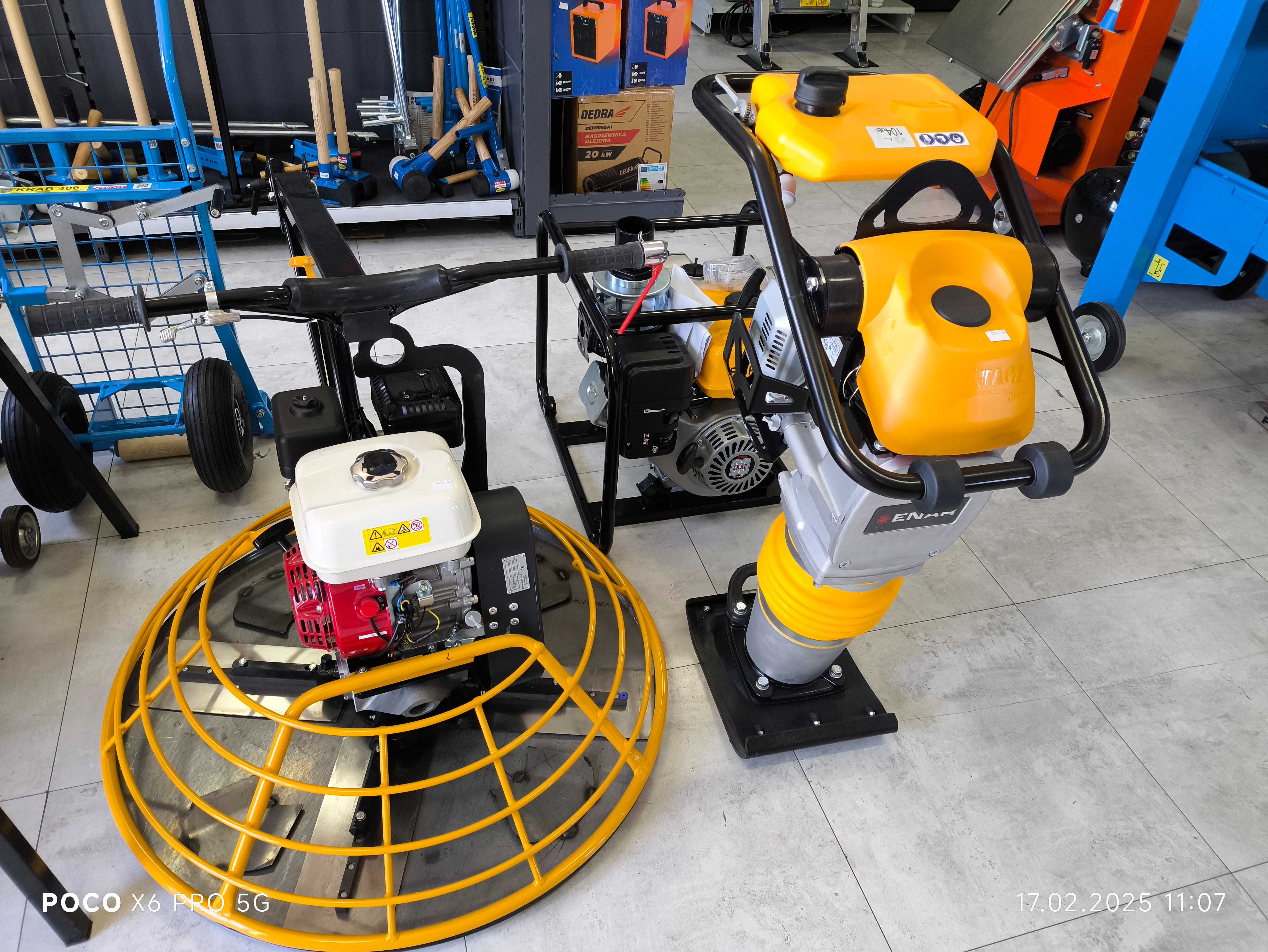 Zacieraczka spalinowa do betonu ENAR TIFON 900HF20 Honda GX200