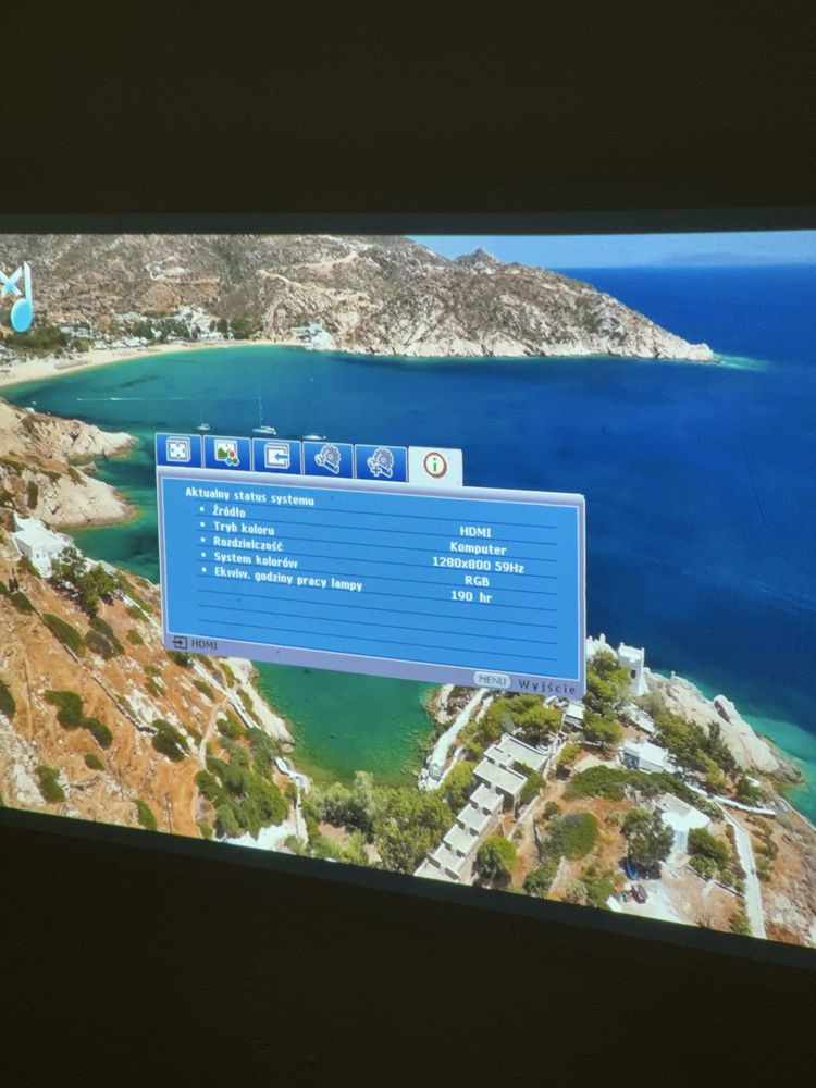 Projektor ViewSonic PJD5533w rzutnik hdmi pilot