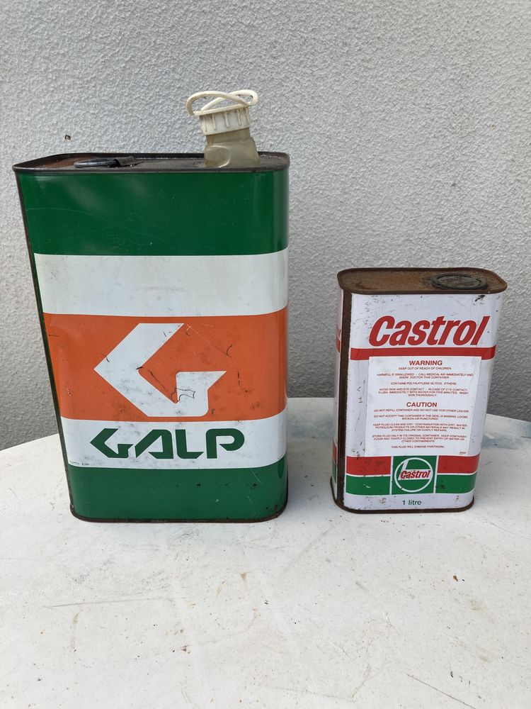 Latas antigas coleccao