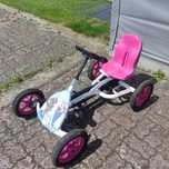 Gokart Berg Buddy biało - różowy