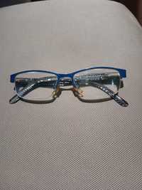 Okulary oprawki korekcyjne niebieskie
