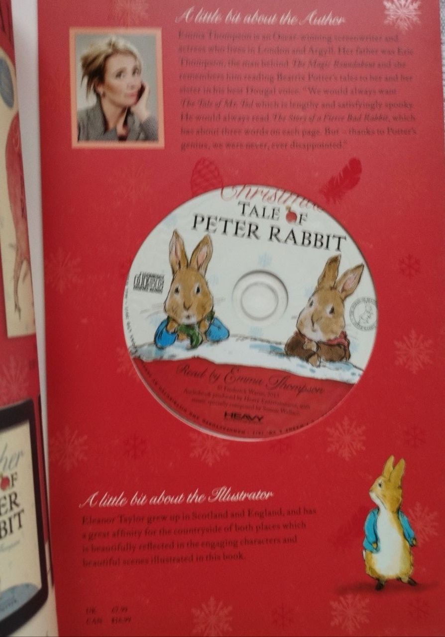 Дитяча книжка "The Christmas Tale of Petter Rabbit"