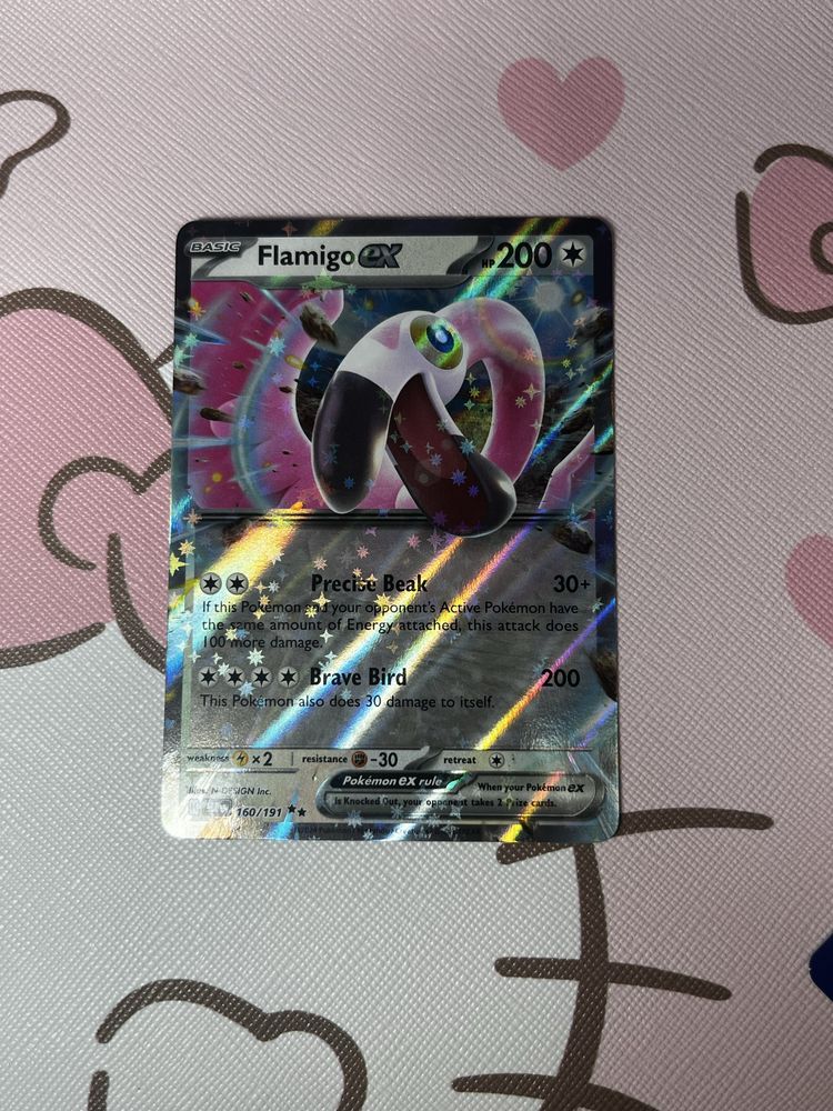 Karta pokemon nowa Flamingo ex