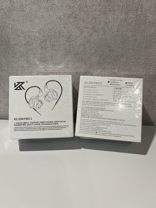 Навушники KZ ZSN PRO 2 IEM + чохол у подарунок