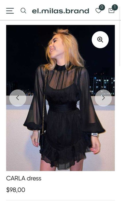 Сукня від бренду el.milas.brand