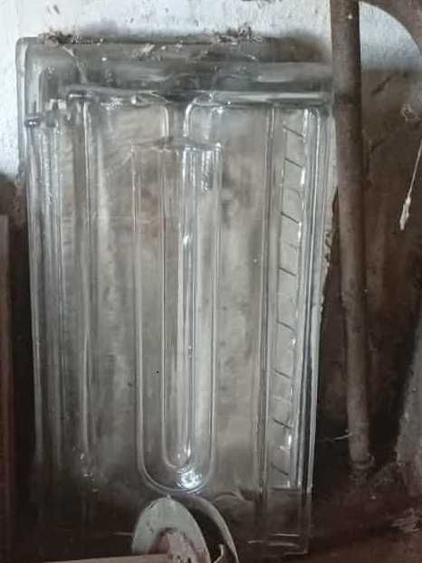 4 telhas de vidro