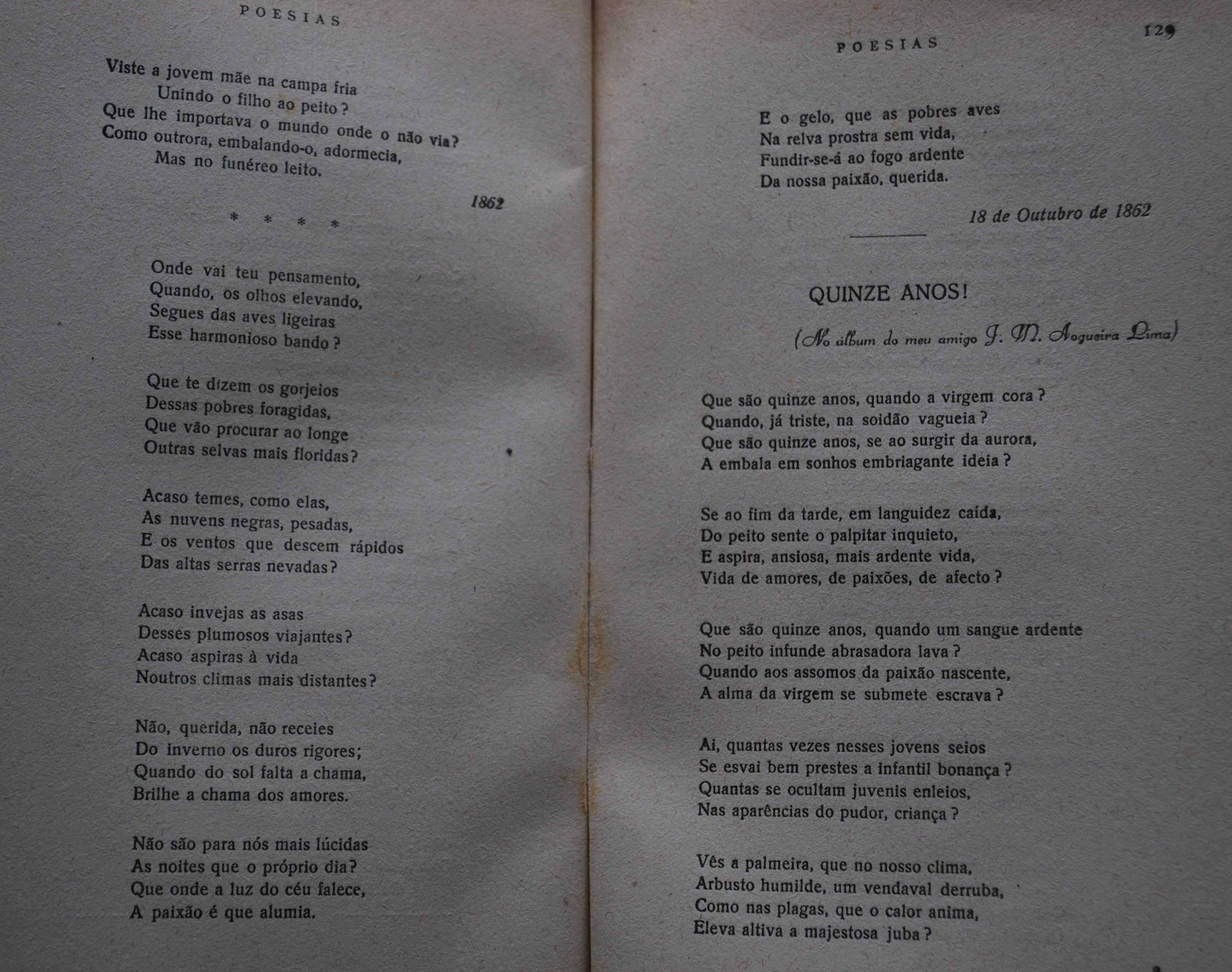 Poesias de Júlio Dinis (1ª Edição Ano 1950)