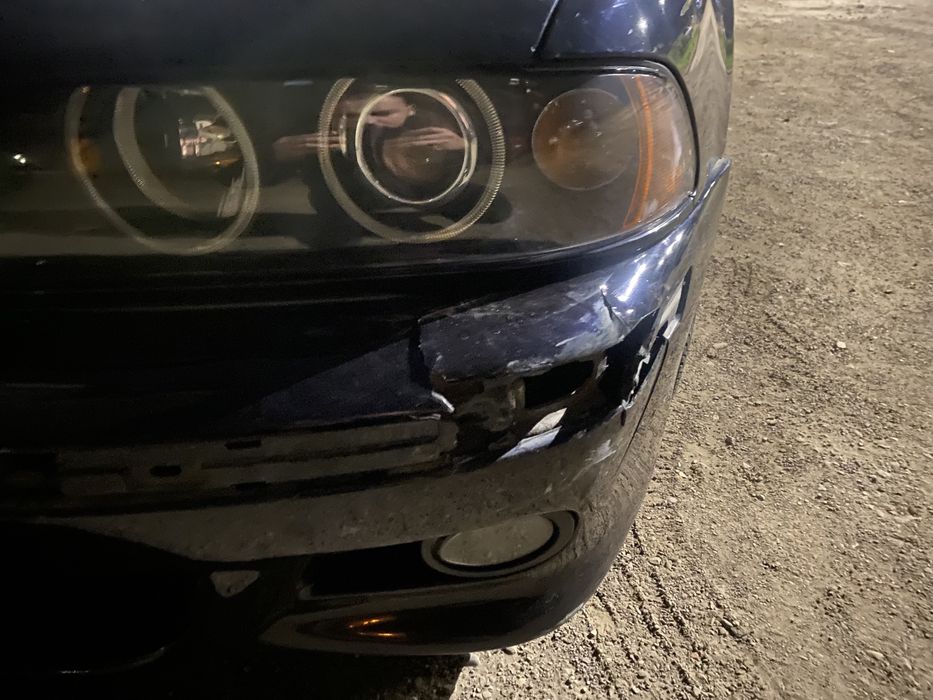 М бампер е39,під парктроніки