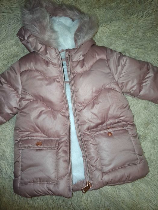 Дитяча зимова стьобана куртка для дівчинки Primark