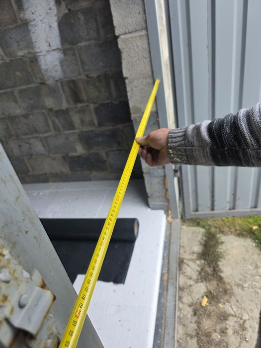 Drzwi blaszane 218x118cm