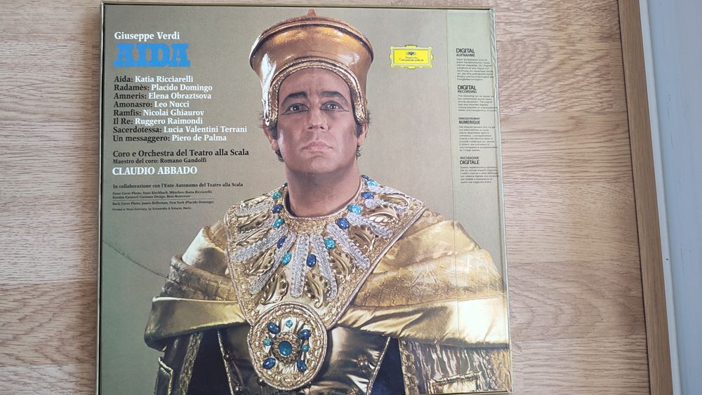 Triplo Vinil "Aida" de Giuseppe Verdi