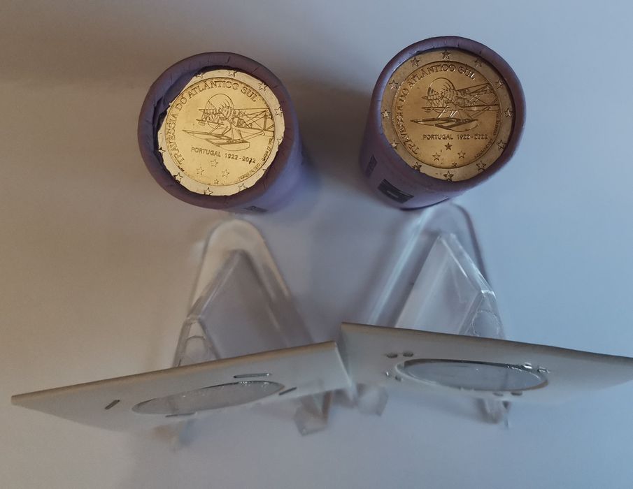 Moeda 2022 comemorativa 2€ -"Travessia do Atlântico Sul"