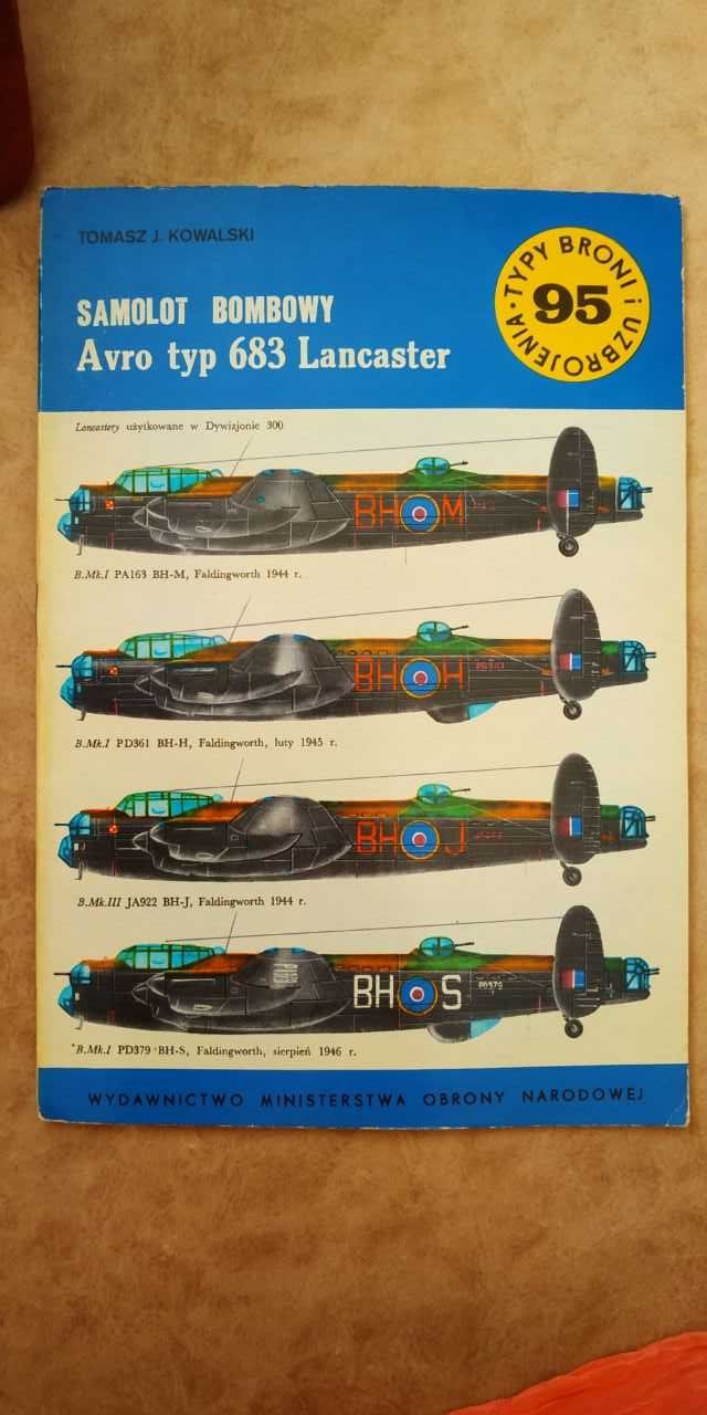 Typy Broni i Uzbrojenia 95 Samolot bombowy Avro typ 683 Lancaster