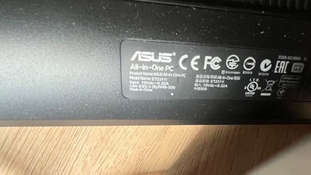 Komputer AiO Asus ET2311 i5 Widows 10